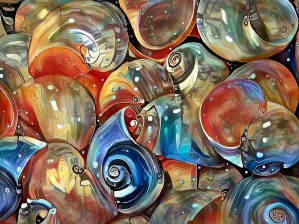 Seashell Colorful Pattern